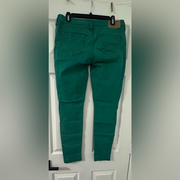 True Religion Women's Green Skinny Jeans - Picture 2 of 5